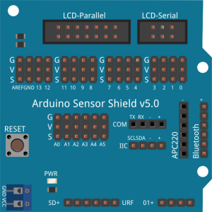 Arduino sensor shield v5